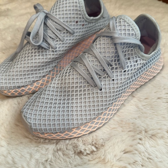 Light blue Mesh women’s Sneakers - Picture 2 of 4